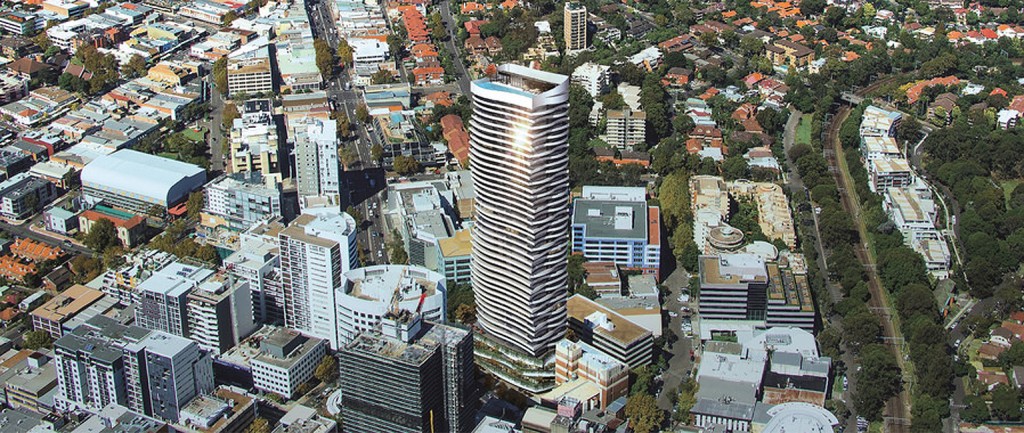 New Hope has already begun developing its 43-storey residential tower in St Leonards.
