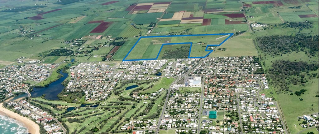 The development site in Bargara, Queensland, is a part of a master planned community.

