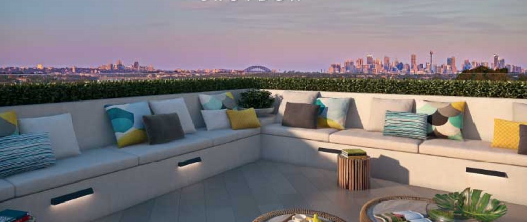 An artist’s impression of The Grosvenor development in Croydon, Sydney.
