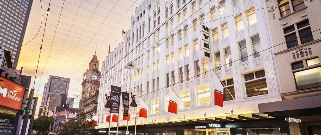 Myer has sold its last remaining stake in its Bourke St store in Melbourne.
