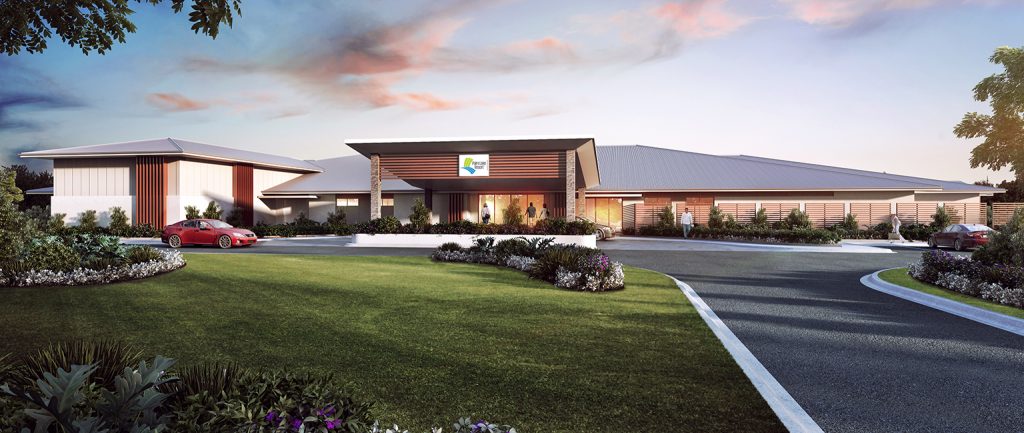 The Palm Lake Group is developing a new retirement village on land at Little Mountain.
