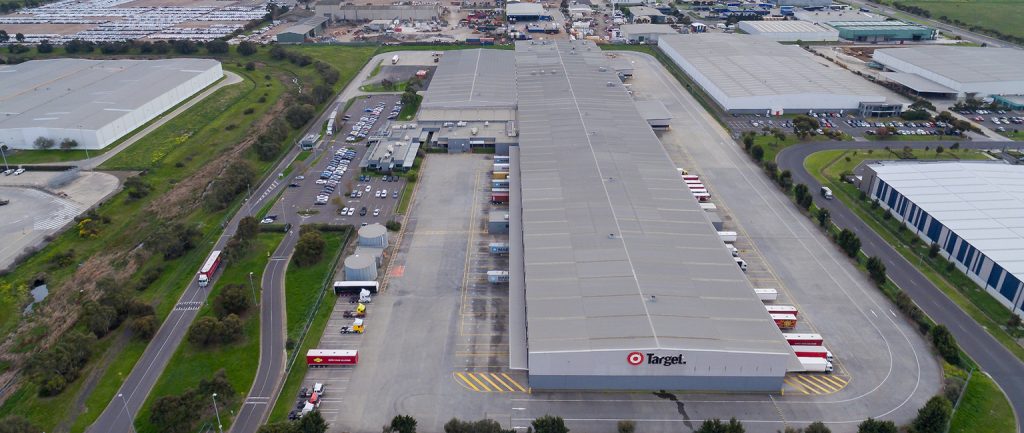 Target is vacating its national distribution centre in Altona North.
