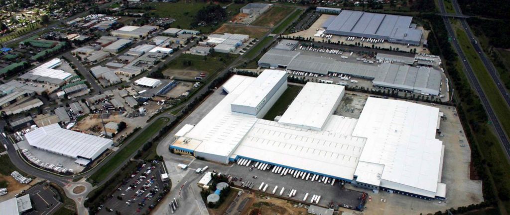 The Woolworths logistics facility at Minchinbury.
