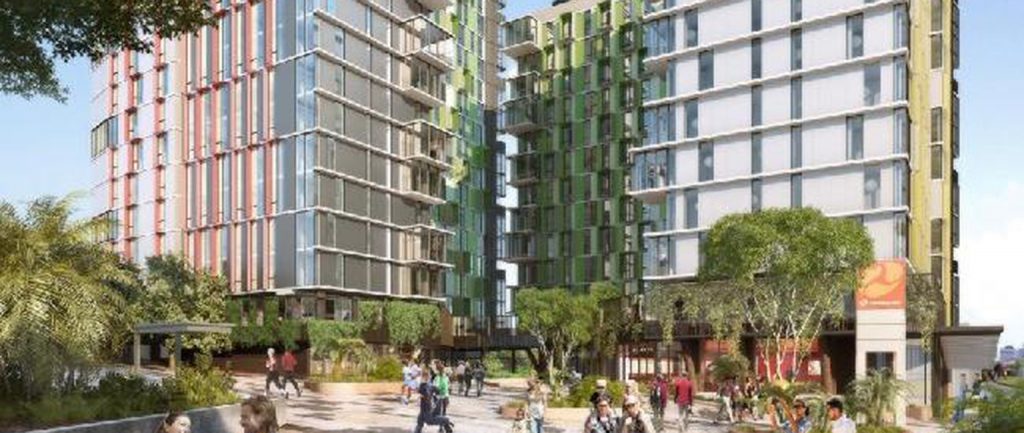 An artist’s impression of Wee Hur’s development in Buranda on Brisbane’s southside.
