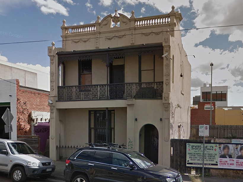 The derelict house on Coppin St in Richmond sold for $1.1 million. 
