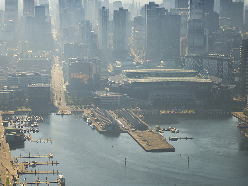 ANZ will anchor a new office tower at Melbourne’s Docklands.
