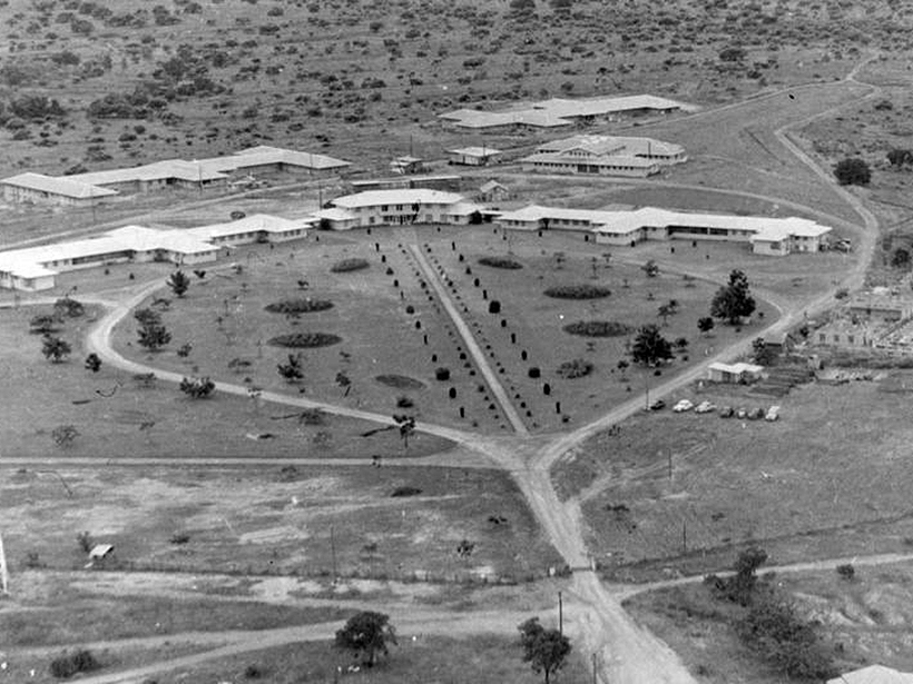 Historical images of the old mental asylum, Mosman Hall, in Charters Towers.
