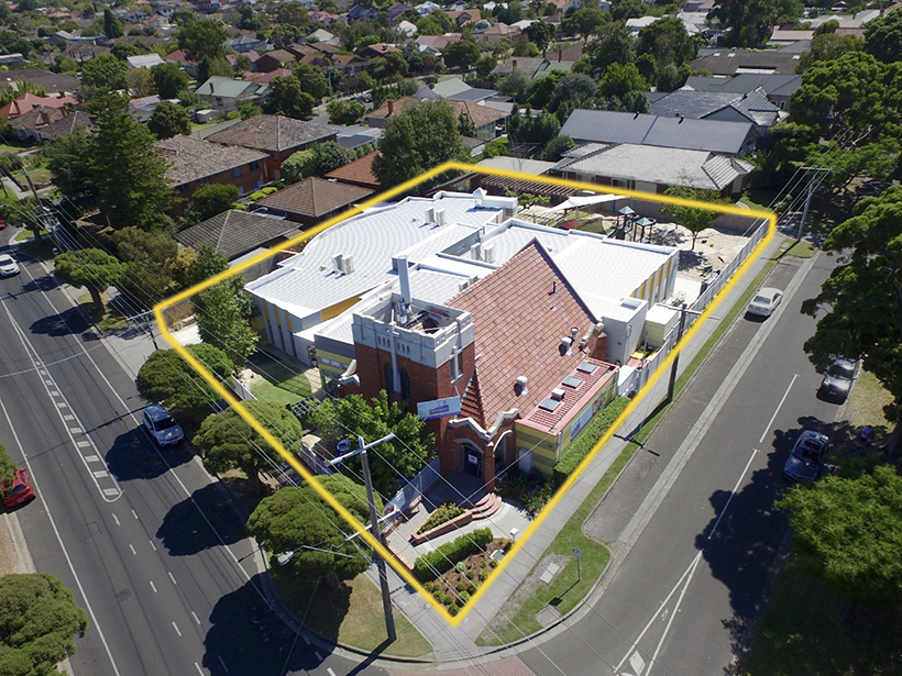 The childcare centre in Hughesdale, in Melbourne’s south.
