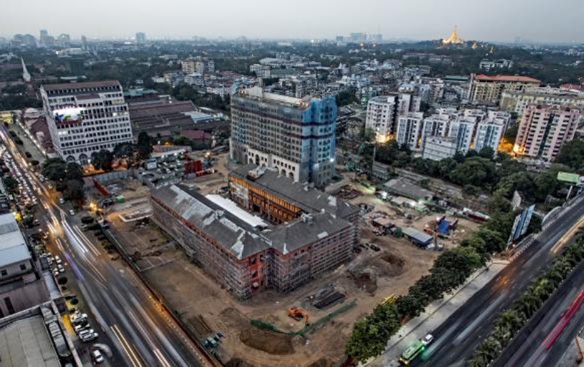 The Peninsula Yangon in Myanmar.
