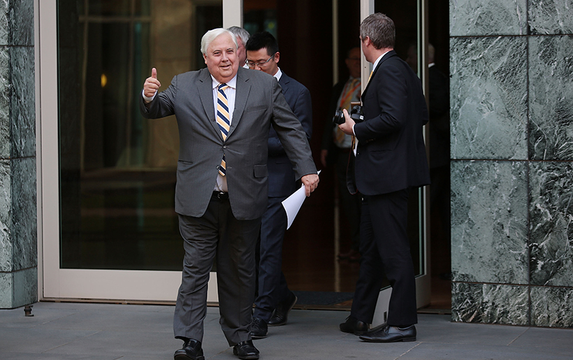 Clive Palmer’s Brisbane office building has sold for $15 million. Picture: Getty
