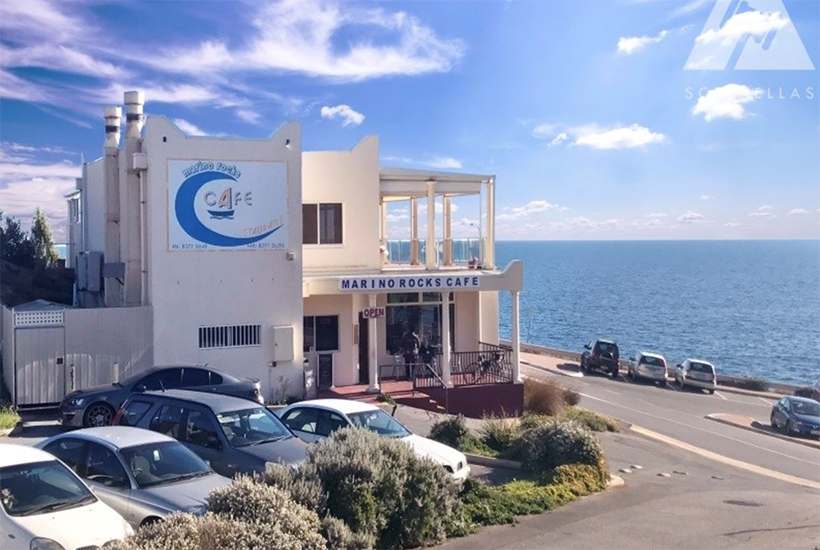 The Marino Rocks Cafe in South Australia.
