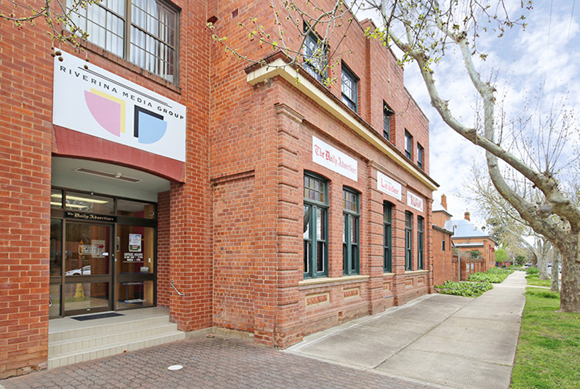 Wagga’s The Daily Advertiser building was extensively updated in the 1980s and 1990s.
