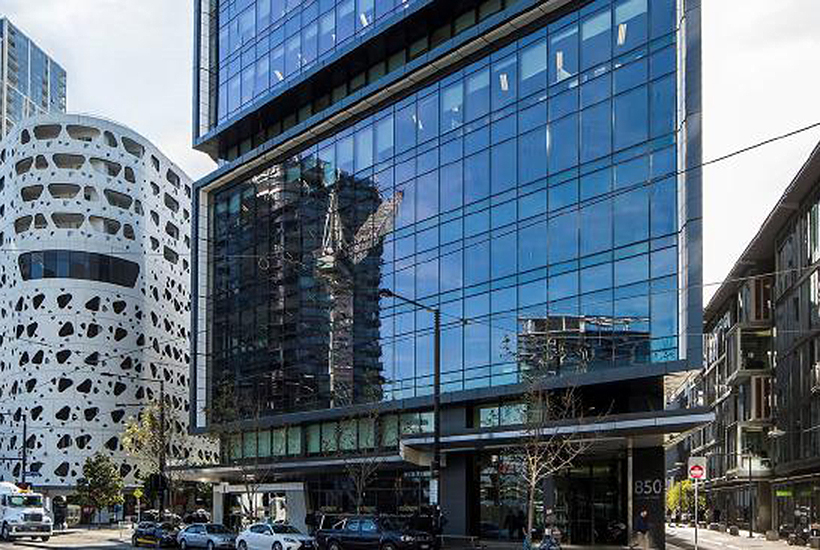 TCA is selling an office tower at 850 Collins St in Melbourne.

