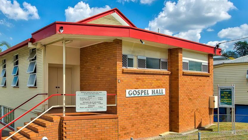 The former church at Wilston in Brisbane.
