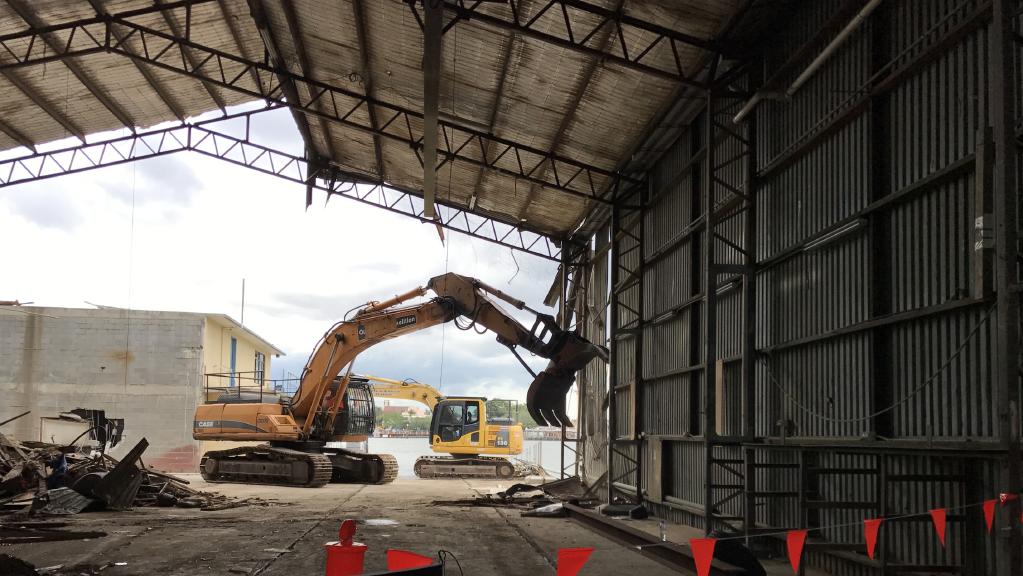 The iconic Norman R Wright & Sons boatmaking business in Bulimba has been demolished to make way for The Boatyard, a luxury new waterfront development.
