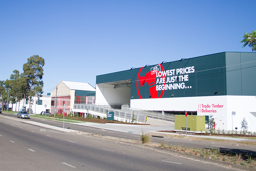 The new Bunnings store at Bonnyrigg in Sydney’s west.

