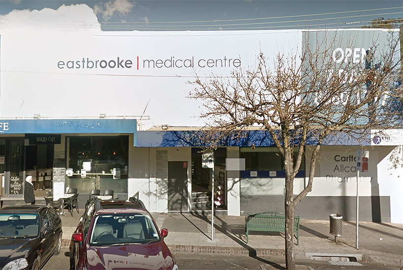 The Eastbrook Medical Centre at Carlton, south of Sydney.
