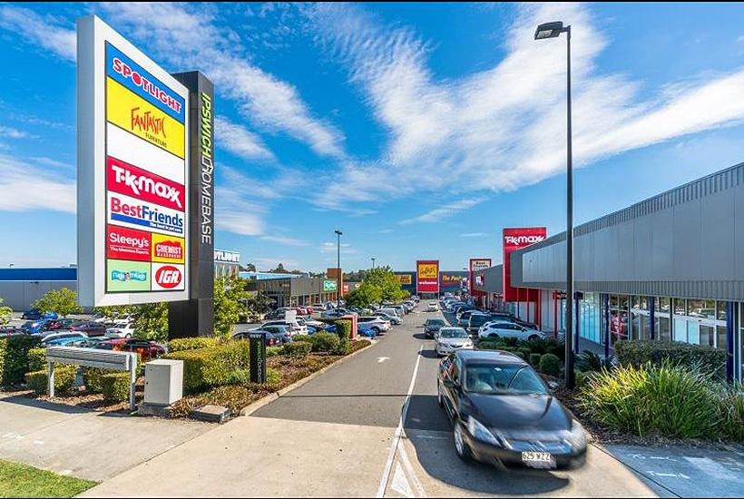 Ipswich Homebase is one of three retail centres offloaded by Sentinel.
