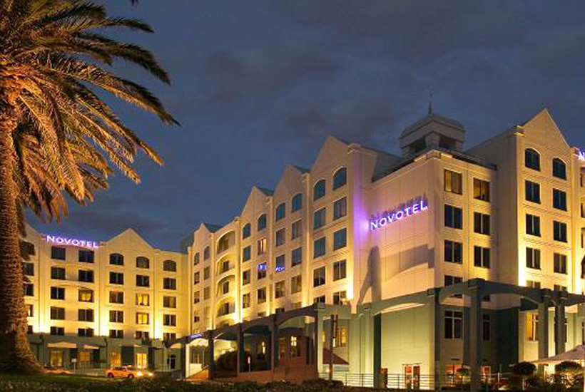 The Novotel Hotel in St Kilda.
