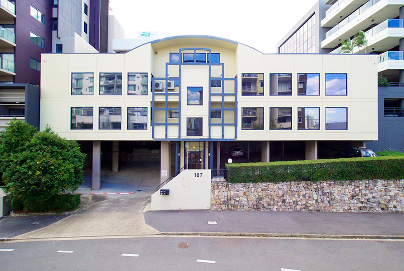 The office building at 107 Quay St in Brisbane’s inner city.
