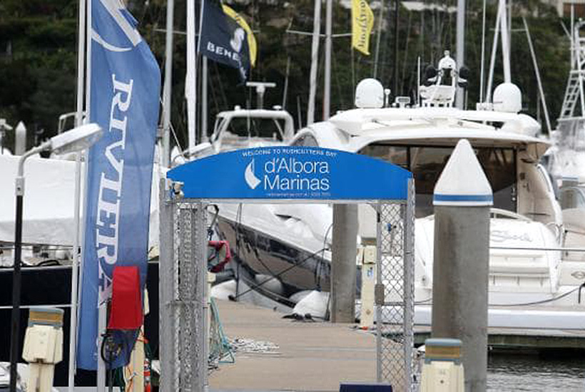 The d’Albora Marina at Rushcutters Bay.
