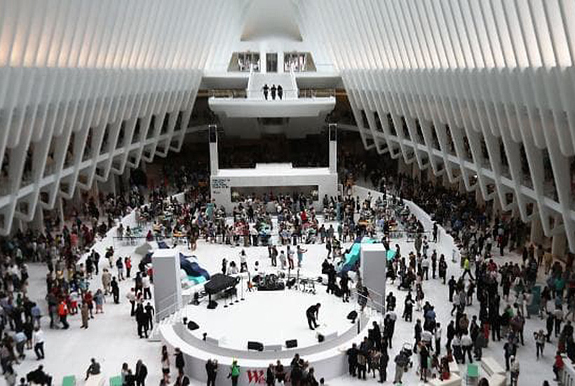 Westfield’s World Trade Center shopping mall in New York will be one of the centres taken over. Picture: AFP.
