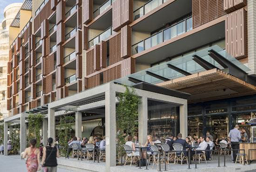 The Barangaroo South urban renewal project has been lauded for its design and sustainability features.
