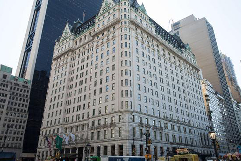 The Plaza Hotel stands in Midtown Manhattan. Picture: AFP/Getty Images
