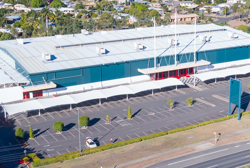 The former Bunnings Warehouse store in Rockhampton, Queensland.

