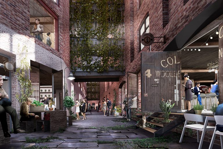 A vision for an old Kensington woolstore