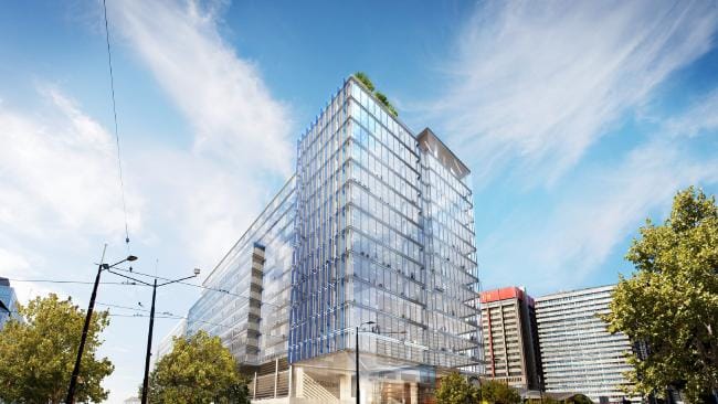 The office building at 666 Collins St in Melbourne’s Docklands.
