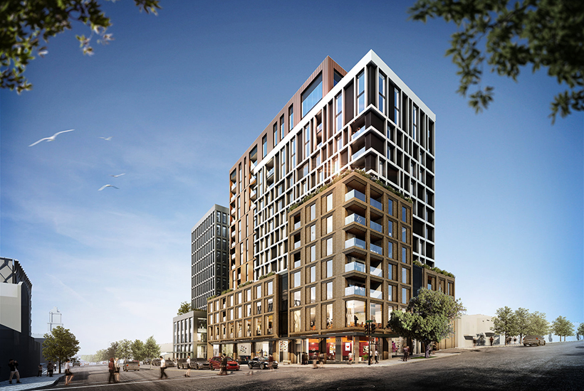 The new Geelong development will include a Holiday Inn with 180 beds.
