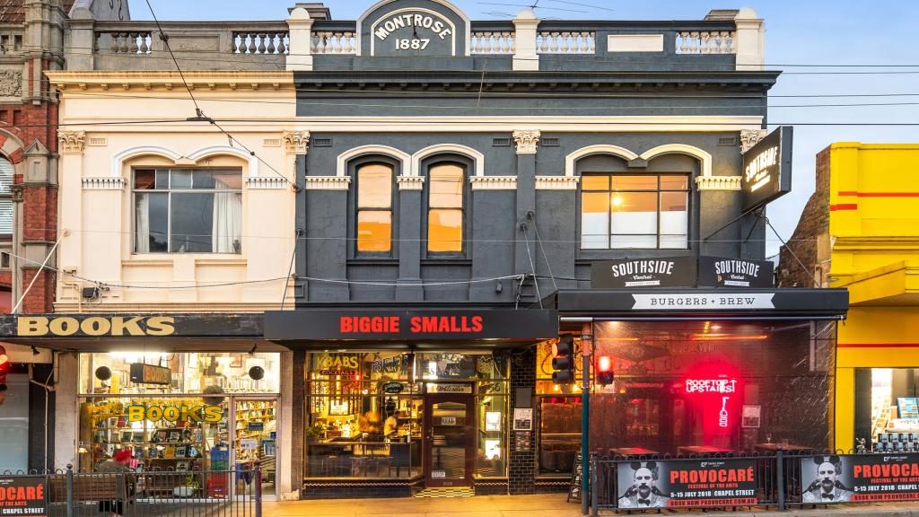 The Chapel St home to celebrity chef Shane Delia’s second rap-themed Biggie Smalls restaurant is being chewed over by investors ahead of hammer time.
