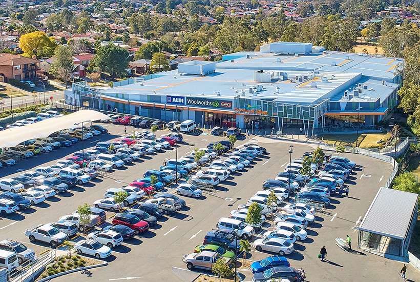 The Cranebrook Village Shopping Centre near Penrith in NSW.
