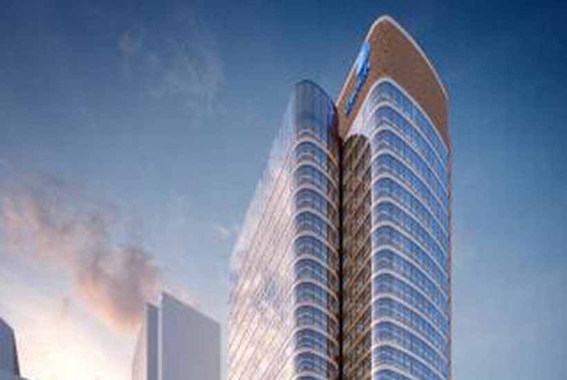 An artist’s impression of Zurich’s North Sydney tower.
