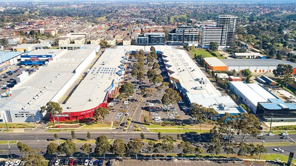 The Highpoint Homemaker Centre is up for sale on Rosamond Rd, Maribyrnong.
