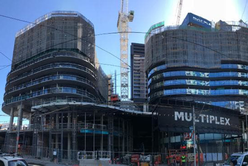 Multiplex tops out Capitol Grand Tower in Melbourne’s inner-city. Photo: Supplied.
