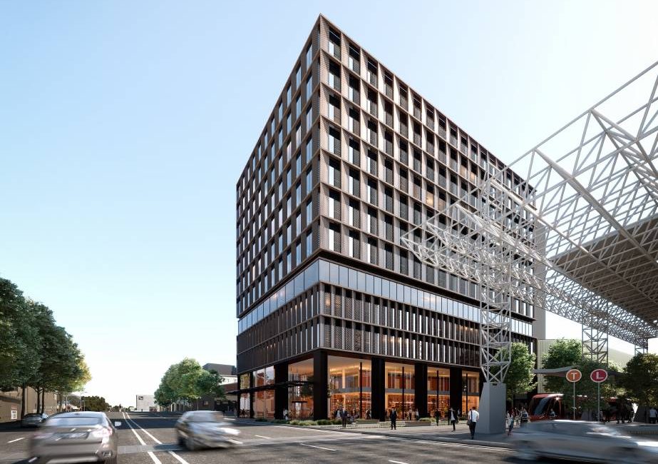 The 12-storey building is part of Doma Group’s wider $200 million project to regenerate once-iconic retail site The Store. Picture supplied
