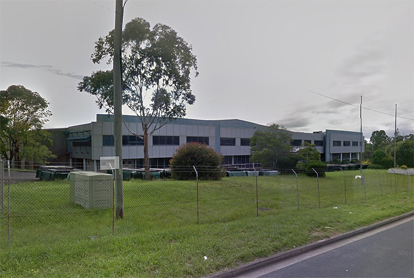 The partially developed industrial site at 250 Victoria St, Wetherill Park. Picture: Google.
