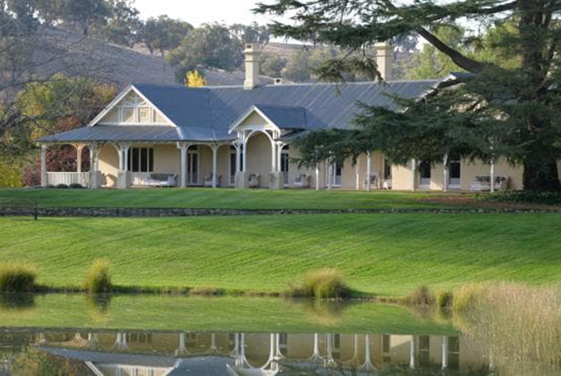 The homestead at Bundarbo Station at Jugiong.
