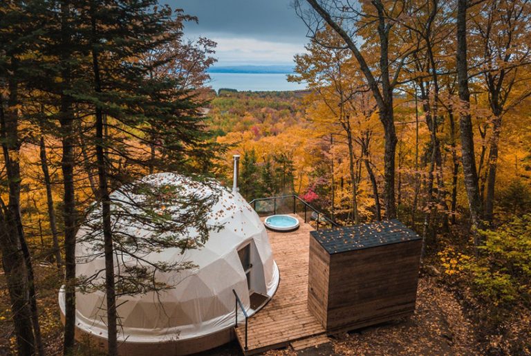 Forest domes take eco-hotels to new heights