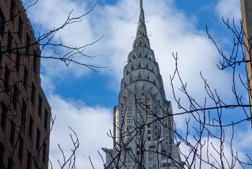 The Chrysler Building in Midtown Manhattan. Picture: AFP
