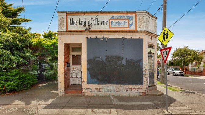 An old milk bar once featured in Underbelly is on the market.
