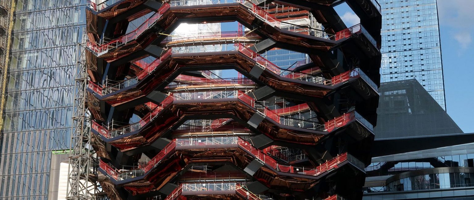 Construction continues on the structure formerly called ‘Vessel’ in New York City. Picture: Getty
