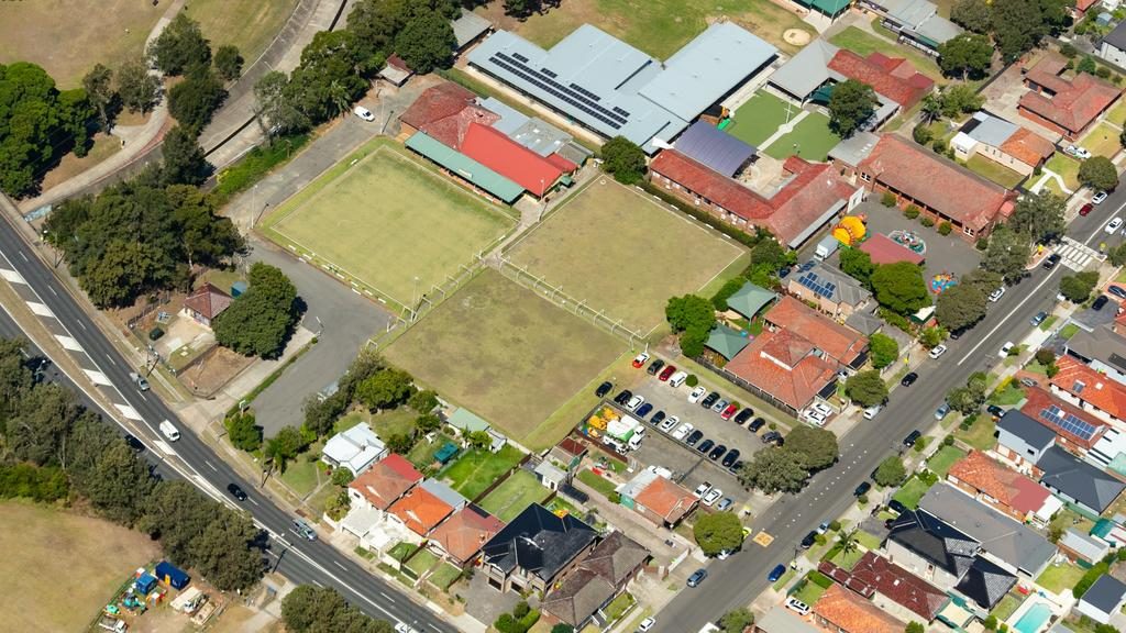 Part of the Belfield Bowling Club is up for sale.
