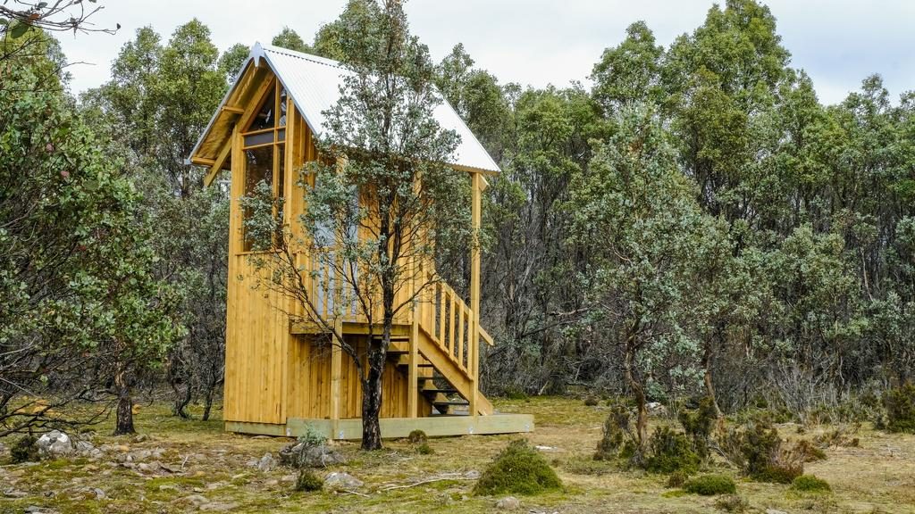 Tasmania’s standalone Skullbones toilet proved popular as it’s a loo with a view.
