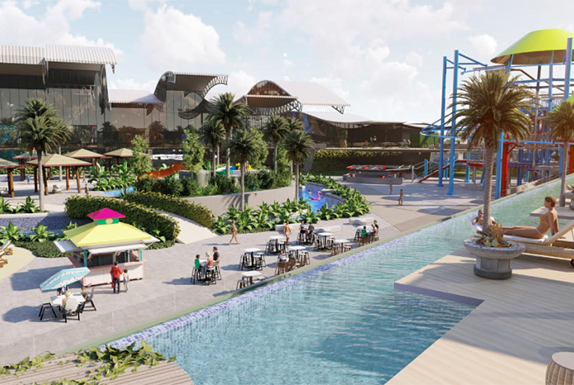 An artist’s impression of White Water Park at Dingley in Melbourne. Picture: Pellicano.
