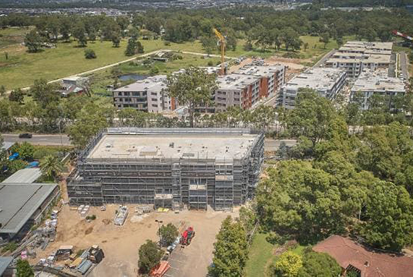 The Mercure Sydney Rouse Hill under development in Sydney’s west.
