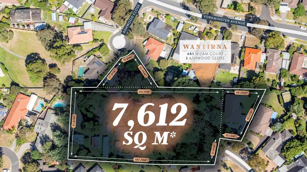 4-5 Nizam Court and 3 Ashwood Place, Wantirna is a rare in-fill site.
