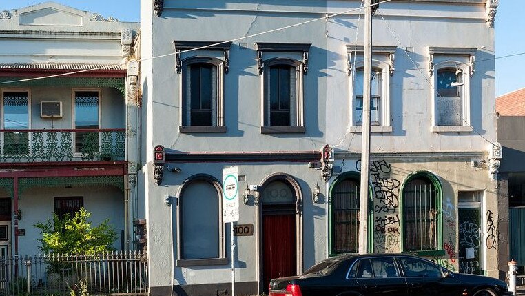The grand Victorian terrace in Collingwood has been leased to a brothel for about 40 years.
